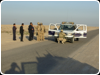 Oil Protection Team Road check Basra
